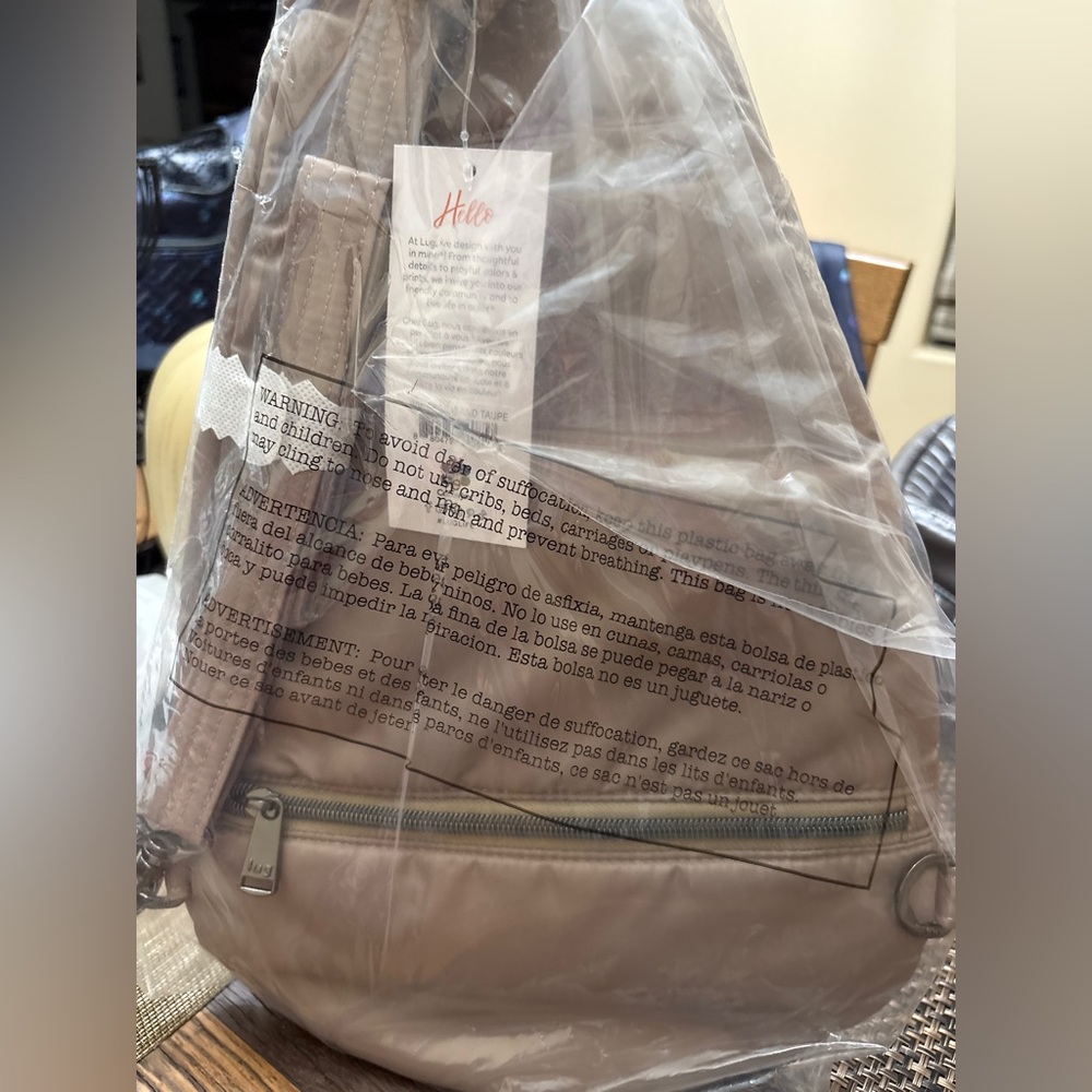 Lug Windsail Sling Bag, Sand Taupe. NWT - Picture 12 of 12